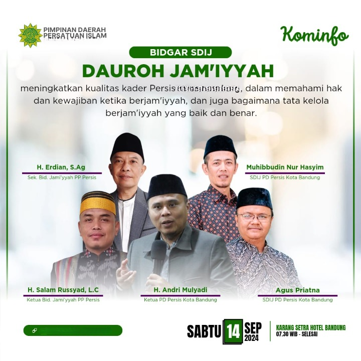 Dauroh Jamiyyah SDIJ PD PERSIS Kabupaten Banyuwangi